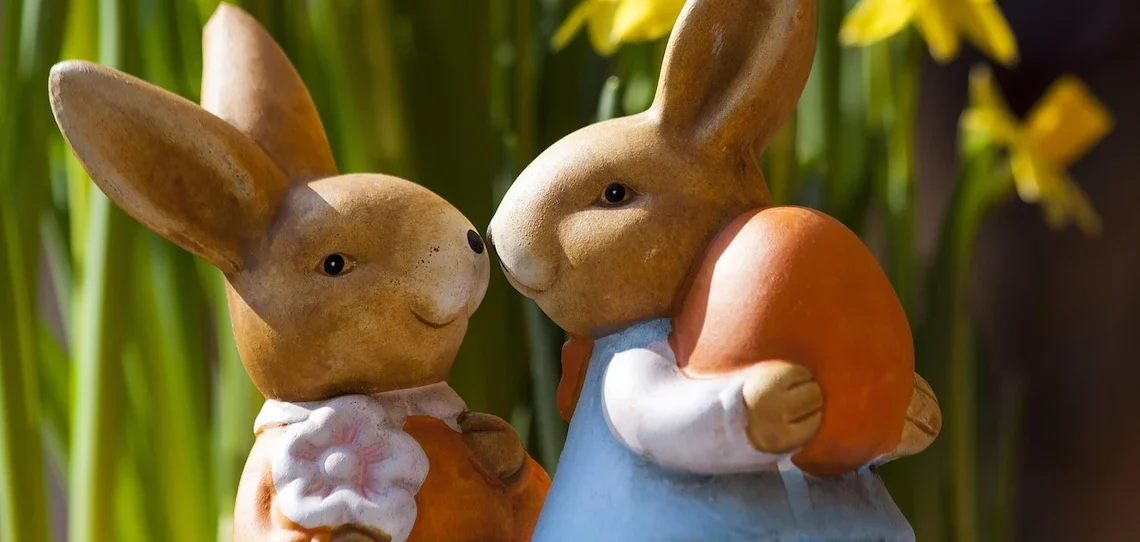 imagem de coelhos da páscoa