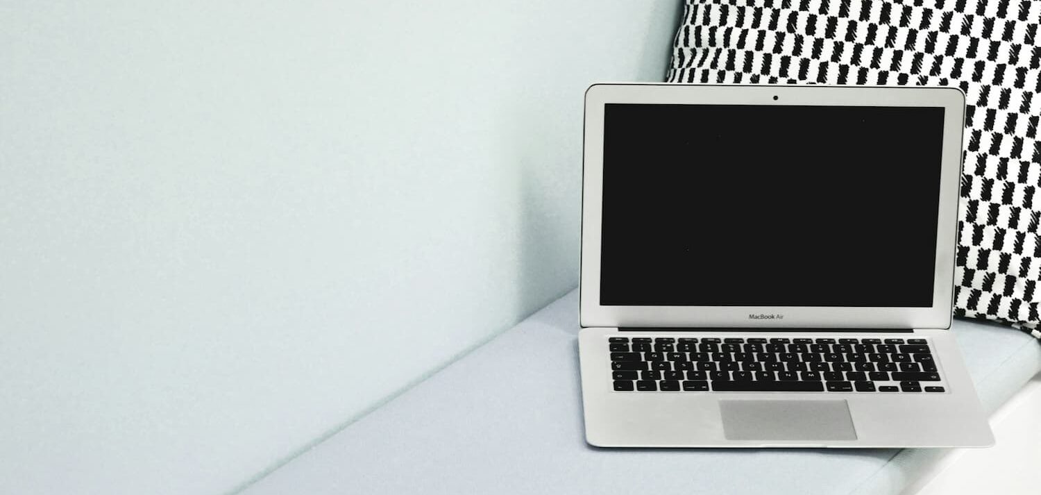 Foto de um notebook